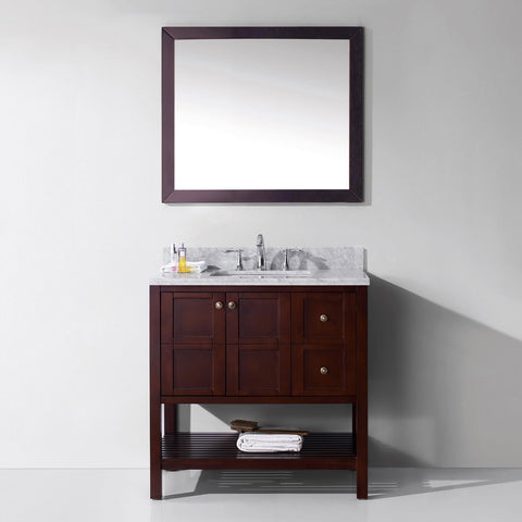 Image of Winterfell 36" Single Bathroom Vanity ES-30036-WMRO-ES