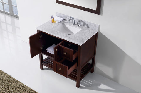 Image of Winterfell 36" Single Bathroom Vanity ES-30036-WMRO-ES