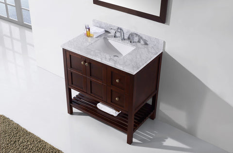 Image of Winterfell 36" Single Bathroom Vanity ES-30036-WMRO-ES