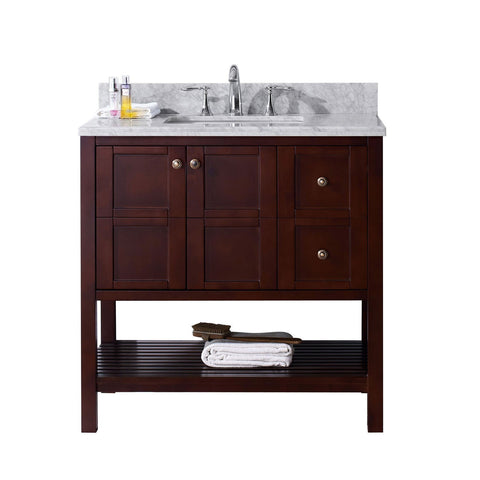 Image of Winterfell 36" Single Bathroom Vanity ES-30036-WMRO-ES