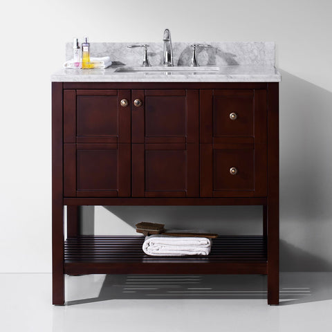 Image of Winterfell 36" Single Bathroom Vanity ES-30036-WMRO-ES