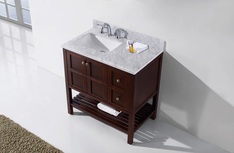 Image of Winterfell 36" Single Bathroom Vanity ES-30036-WMRO-ES