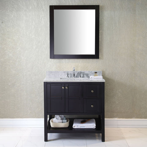 Image of Winterfell 36" Single Bathroom Vanity ES-30036-WMRO-ES