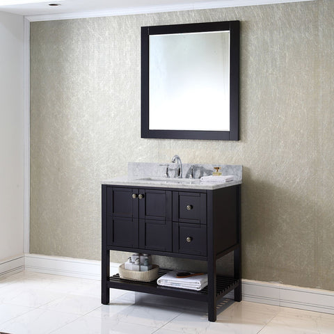 Image of Winterfell 36" Single Bathroom Vanity ES-30036-WMRO-ES