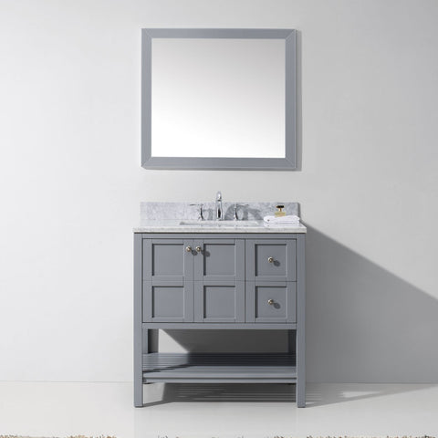 Image of Winterfell 36" Single Bathroom Vanity ES-30036-WMRO-ES