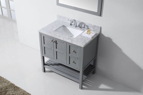 Image of Winterfell 36" Single Bathroom Vanity ES-30036-WMRO-ES