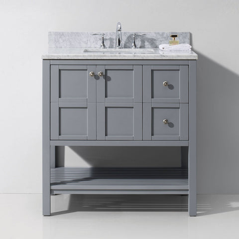 Image of Winterfell 36" Single Bathroom Vanity ES-30036-WMRO-ES