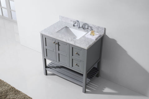 Image of Winterfell 36" Single Bathroom Vanity ES-30036-WMRO-ES