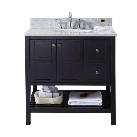 Image of Winterfell 36" Single Bathroom Vanity ES-30036-WMRO-ES-NM