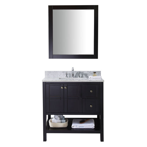 Image of Winterfell 36" Single Bathroom Vanity ES-30036-WMSQ-ES