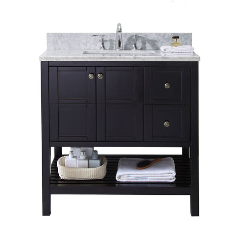 Image of Winterfell 36" Single Bathroom Vanity ES-30036-WMSQ-ES-NM