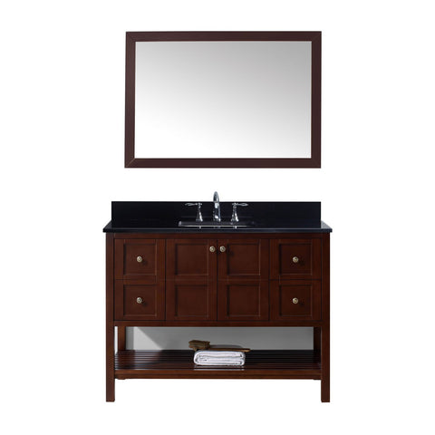 Image of Winterfell 48" Single Bathroom Vanity ES-30048-BGSQ-ES