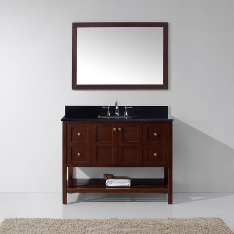 Image of Winterfell 48" Single Bathroom Vanity ES-30048-BGSQ-ES