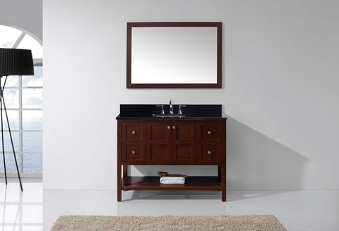 Image of Winterfell 48" Single Bathroom Vanity ES-30048-BGSQ-ES