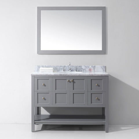 Image of Winterfell 48" Single Bathroom Vanity ES-30048-WMRO-ES