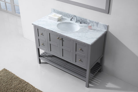 Image of Winterfell 48" Single Bathroom Vanity ES-30048-WMRO-ES