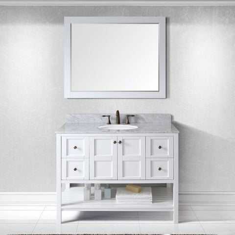 Image of Winterfell 48" Single Bathroom Vanity ES-30048-WMRO-ES
