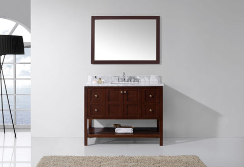 Image of Winterfell 48" Single Bathroom Vanity ES-30048-WMRO-ES