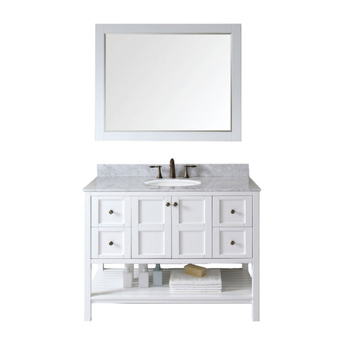 Image of Winterfell 48" Single Bathroom Vanity ES-30048-WMRO-WH