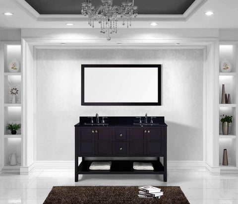 Image of Winterfell 60" Double Bathroom Vanity ED-30060-BGSQ-ES