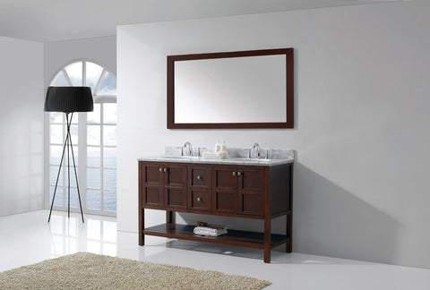 Image of Winterfell 60" Double Bathroom Vanity ED-30060-WMRO-ES
