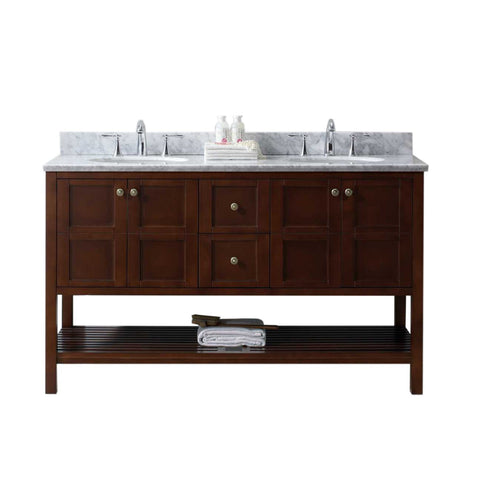 Image of Winterfell 60" Double Bathroom Vanity ED-30060-WMRO-ES