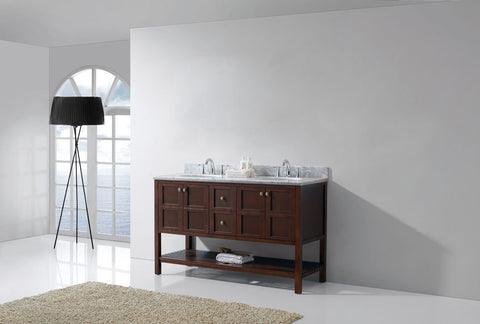 Image of Winterfell 60" Double Bathroom Vanity ED-30060-WMRO-ES