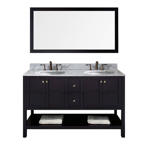 Image of Winterfell 60" Double Bathroom Vanity ED-30060-WMRO-ES
