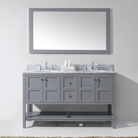 Image of Winterfell 60" Double Bathroom Vanity ED-30060-WMRO-ES