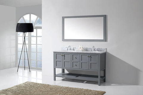 Image of Winterfell 60" Double Bathroom Vanity ED-30060-WMRO-ES