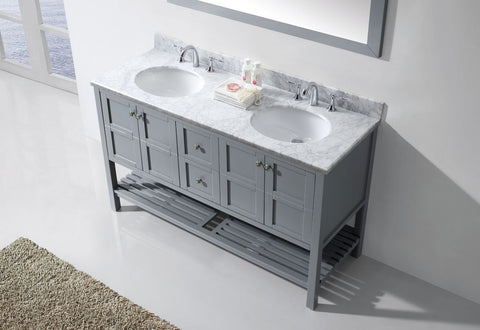 Image of Winterfell 60" Double Bathroom Vanity ED-30060-WMRO-ES