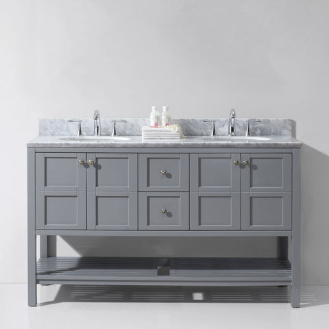 Image of Winterfell 60" Double Bathroom Vanity ED-30060-WMRO-ES