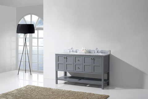 Image of Winterfell 60" Double Bathroom Vanity ED-30060-WMRO-ES