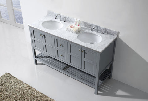 Image of Winterfell 60" Double Bathroom Vanity ED-30060-WMRO-ES