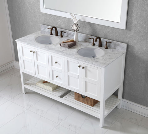 Image of Winterfell 60" Double Bathroom Vanity ED-30060-WMRO-ES