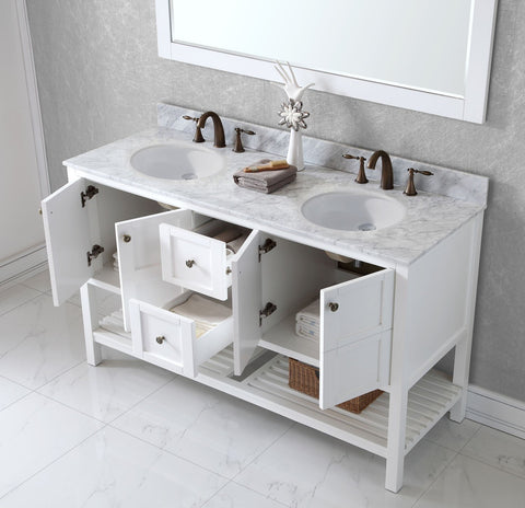 Image of Winterfell 60" Double Bathroom Vanity ED-30060-WMRO-ES
