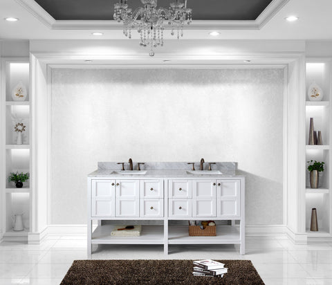 Image of Winterfell 72" Double Bathroom Vanity ED-30072-WMSQ-ES