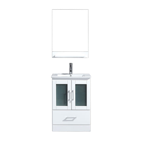 Image of Zola 24" Single Bathroom Vanity MS-6724-C-WH