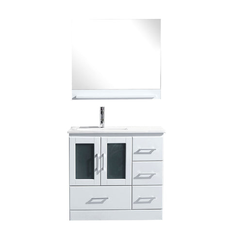 Image of Zola 36" Single Bathroom Vanity MS-6736-C-WH