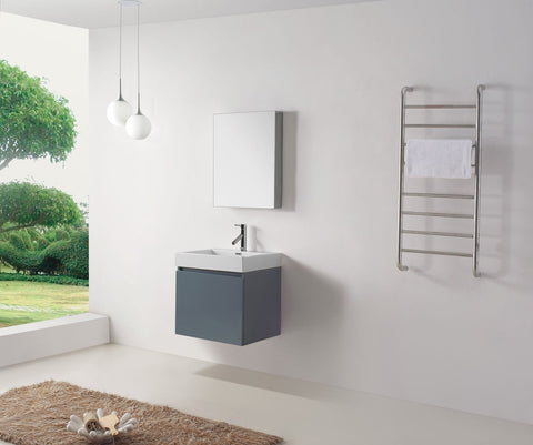 Image of Zuri 24" Single Bathroom Vanity JS-50324-GR