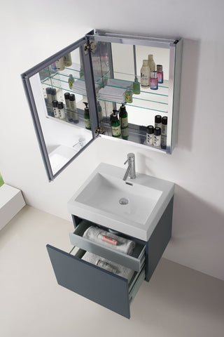 Image of Zuri 24" Single Bathroom Vanity JS-50324-GR