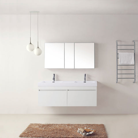 Image of Zuri 55" Double Bathroom Vanity JD-50355-GR