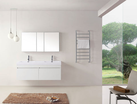 Image of Zuri 55" Double Bathroom Vanity JD-50355-GR