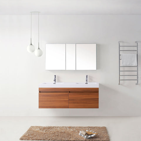 Image of Zuri 55" Double Bathroom Vanity JD-50355-GR