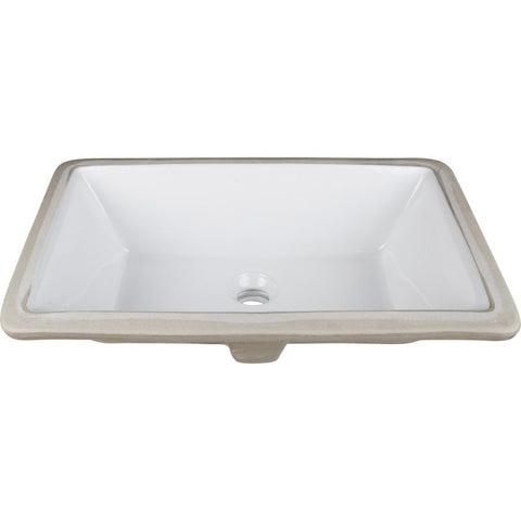 Image of UPC Certified rectangle undermount porcelain bowls included
