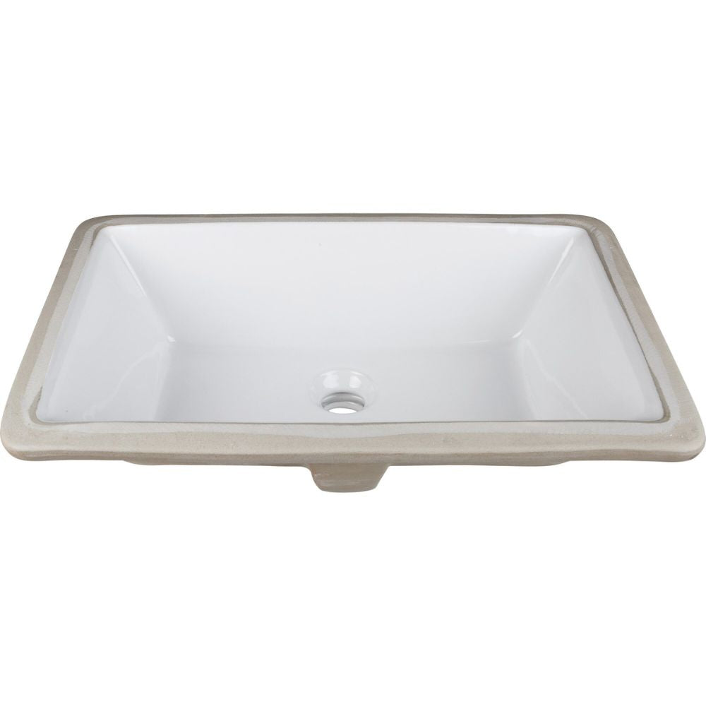 Two UPC Certified rectangle undermount porcelain bowls included