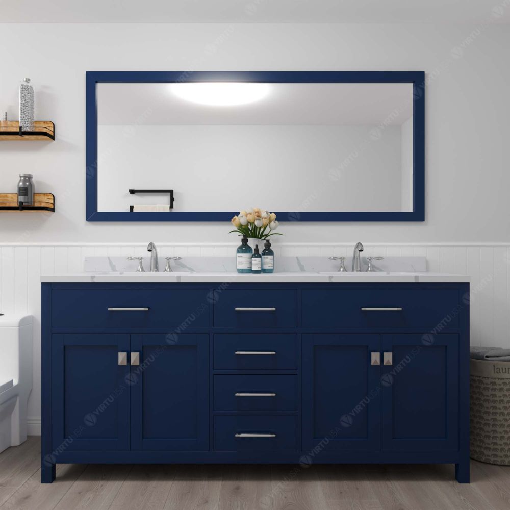 Our flagship Caroline vanity collection emanates an understated elegance that brings beauty and grace to just about any living space.Contemporary shaker style doors and clean lines make it a versatile addition to modern or transitional designs while offering bountiful storage as to not sacrifice functionality.