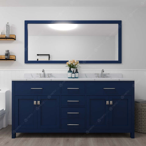 Image of Our flagship Caroline vanity collection emanates an understated elegance that brings beauty and grace to just about any living space.Contemporary shaker style doors and clean lines make it a versatile addition to modern or transitional designs while offering bountiful storage as to not sacrifice functionality.