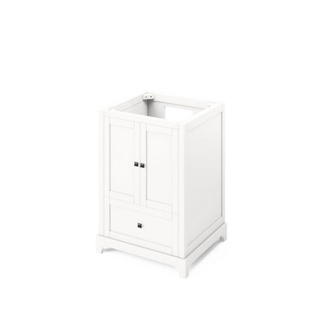 Image of The Addington vanity features full-sized bottom drawers with soft-close slides and expansive cabinets.