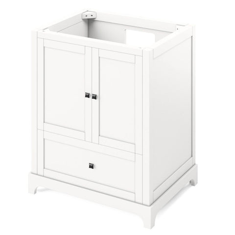 Image of Addington Contemporary White 30" Vanity with Black Granite Top | VKITADD30WHBGR
